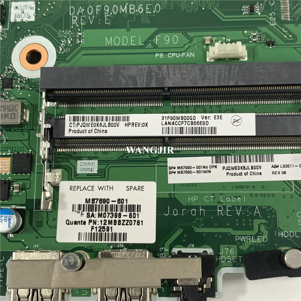 F90 For HP 260 G4 Motherboard  - Ddr4 16Gb 评论和价格