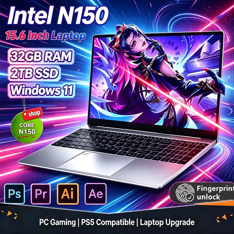2026 New 15.6' Intel N150 Wind - Ddr4 Laptop Ram 评论和价格