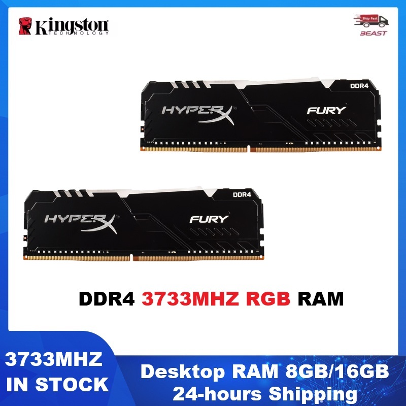 HYPERX FURY DDR4 Desktop Memor - Ddr4 2400Mhz 评论和价格