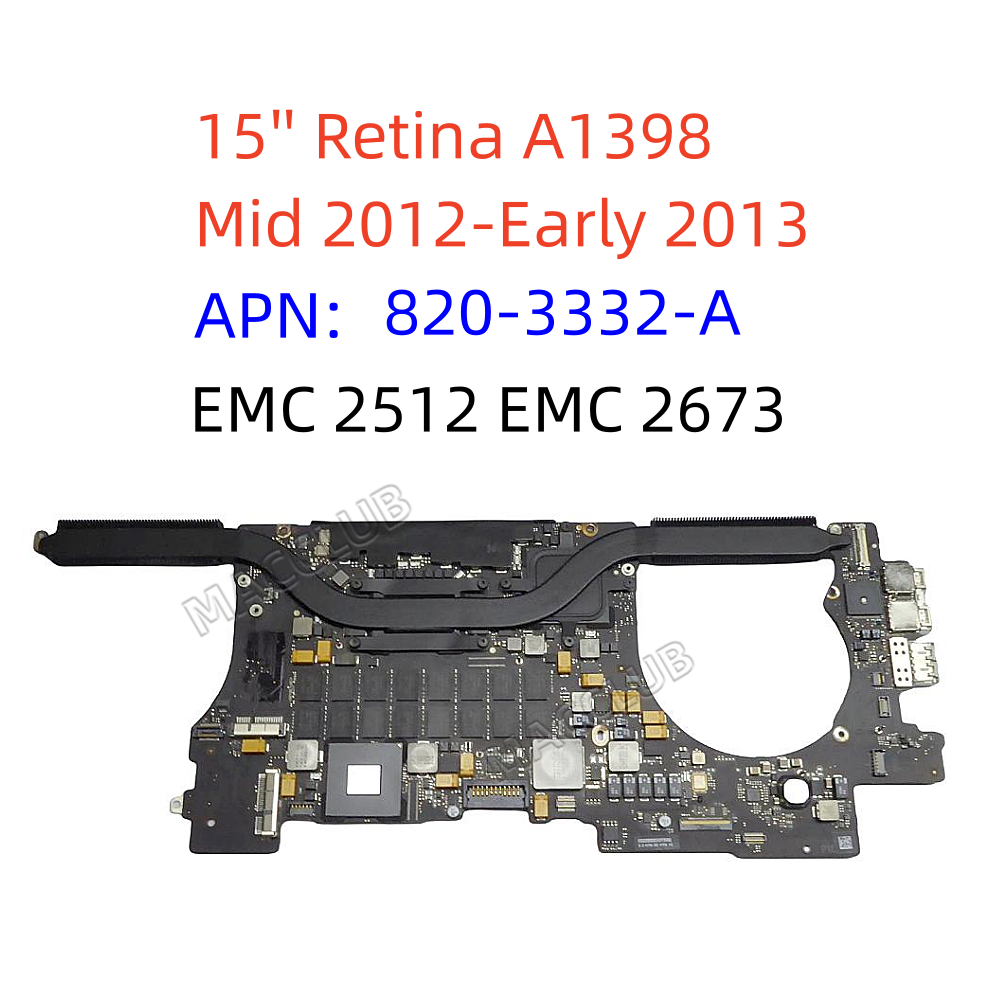 A1398 Laptop Motherboard For M - Ddr3 8Gb 评论和价格