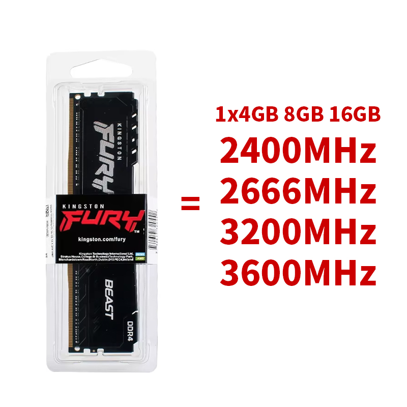 DDR4 Kingston BEAST RAM 3200MH - Ddr4 8Gb 评论和价格